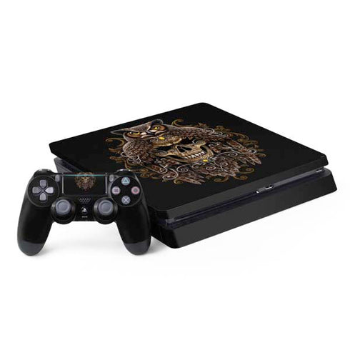 Skull and Owl by Sarah Richter PlayStation PS4 Skins
